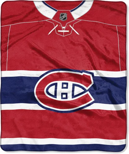 Vista 9 de Northwest NHL Unisex-Adult Raschel Throw Blanket rojo (Inspired)