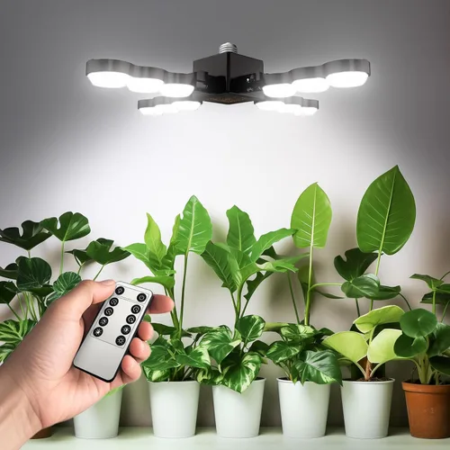 Vista 8 de SANSI Luz de cultivo para plantas de interior, 40 W (equivalente a 400 vatios) 4000 lúmenes de alto PPFD luz de espectro completo con temporizador
