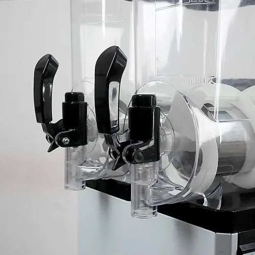 Vista 3 de Máquina comercial de granizado de hielo,Máquina de fabricación de bebidas congeladas,Enfriamiento Slushie que hace la máquina,Equipo de tienda