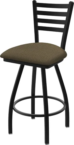 Vista 9 de XL 410 Jackie - Taburete giratorio de 25 pulgadas con acabado antiarrugas negro y asiento de vinilo negro