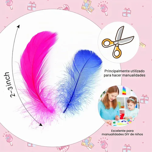 Vista 4 de 300 piezas de plumas negras de 2-3 pulgadas, plumas a granel para manualidades, accesorios para atrapasueños, proyectos de arte, manualidades DIY