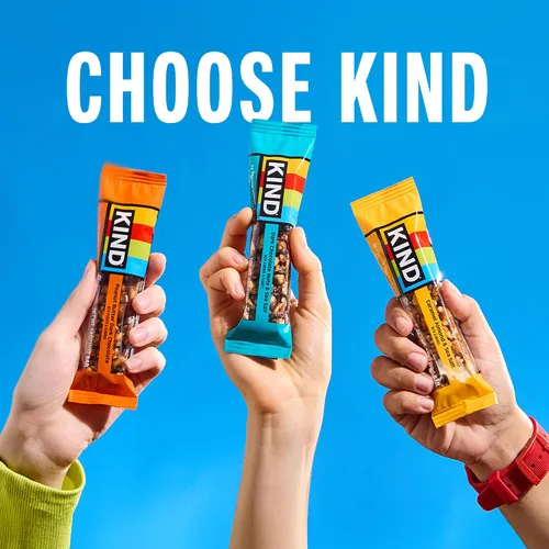 Vista 6 de KIND - Barras de nueces, chocolate oscuro, almendras y coco, de 1.4 onzas, libres de gluten, con bajo índice glucémico, 0.11 onzas de proteína, 60