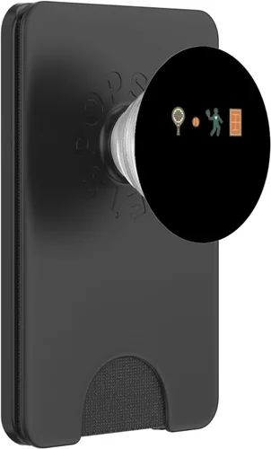 Vista 8 de Funny Padel Icons Court Player Padel Racket Love PopSockets Adhesive PopGrip