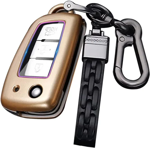 Vista 12 de ontto Funda para Llave de Automóvil Flip con Botón de Nissan, Carcasa de Llave de ABS para Rogue Rogue Select Blanco