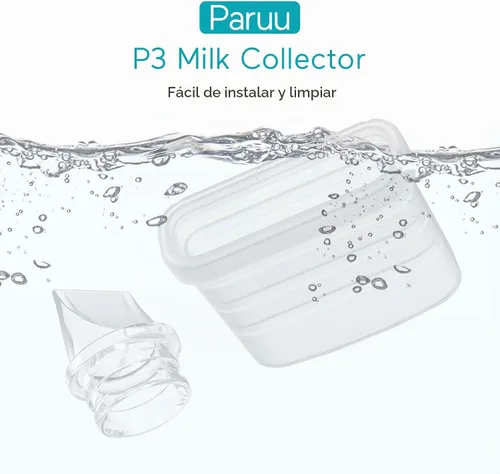 Vista 3 de Paruu P10 Válvulas de pico de pato y diafragma de silicona, piezas originales del extractor de leche P10, accesorios de repuesto para extractor