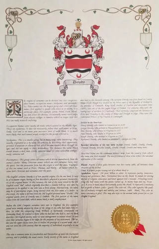 Vista 2 de Mr Sweets Babero Coat of Arms, Crest & History 11x17 Print - Name Meaning, Genealogy, Family Tree Aid, Ancestry, Ancestors, Namesakes - Surname
