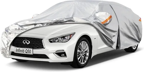 Vista 37 de Kayme Funda de automóvil de 6 capas para Audi A4 Sedan (2011-2023), impermeable para todo tipo de clima, cubierta exterior completa, protección