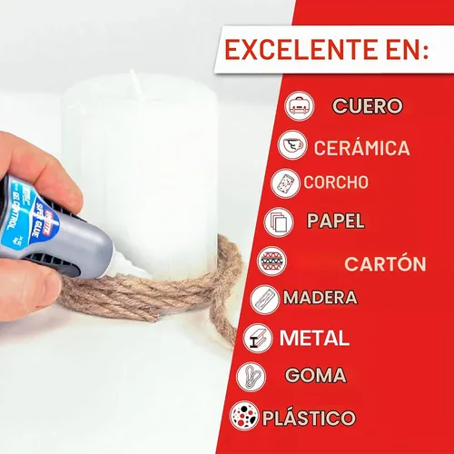 Vista 3 de Loctite 234790 Super Glue Gel Control, 1 paquete, multicolor, 0,14 onzas líquidas
