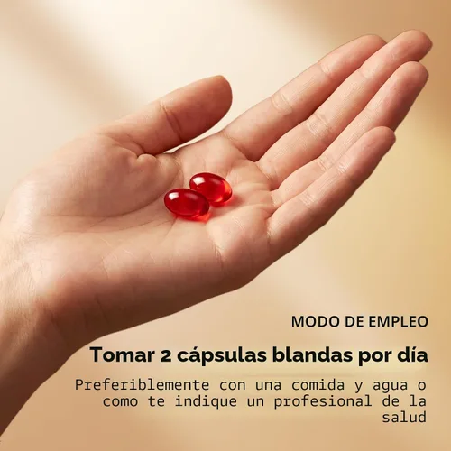 Vista 5 de GBN Suplementos de astaxantina 24 mg 200 cápsulas blandas, apoya la salud de los ojos, la piel, las articulaciones, el cerebro, el corazón