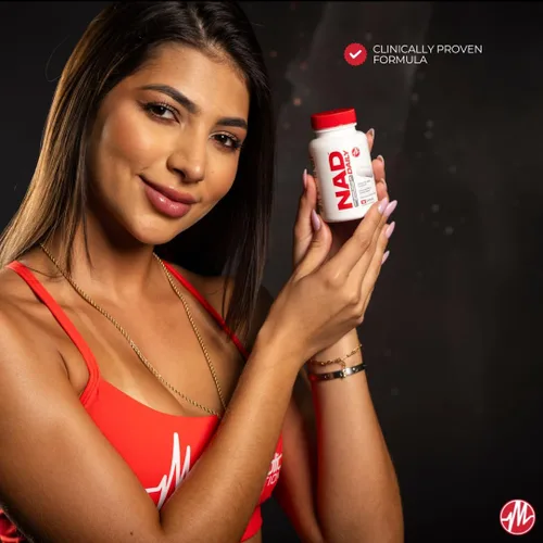 Vista 3 de Metabolic Nutrition NAD MAX Plus+ 450 mg de NAD + fenogreco, quercetina, resveratrol y extracto de Fo-ti para rejuvenecimiento celular