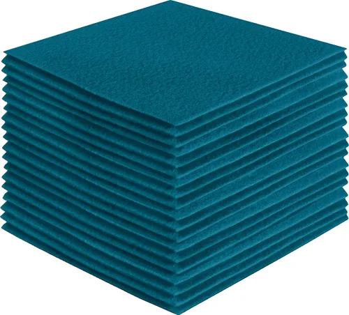 Vista 95 de FabricLA Hojas de fieltro acrílico para manualidades, cuadrados de fieltro precortados suaves de 4 x 4 pulgadas (3.9 in x 3.9 in), utiliza hojas