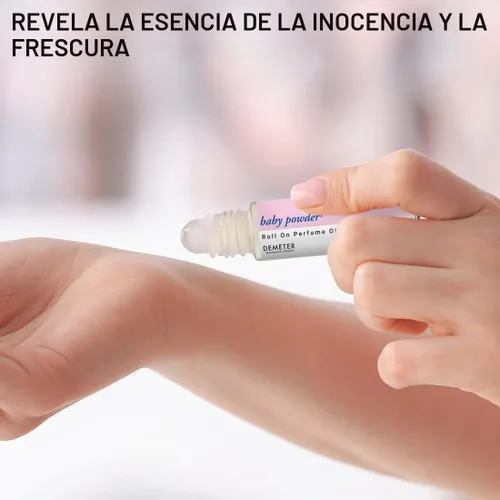 Vista 7 de DEMETER Aceite de perfume en rollo de polvo para bebés, 0.33 onzas, de larga duración