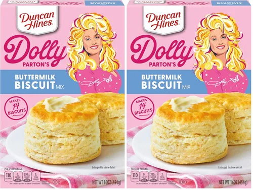 Vista 8 de Duncan Hines Dolly Parton's - Mezcla de galletas de suero de leche, 16 onzas