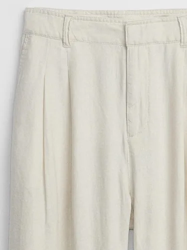 Vista 4 de GAP Women's High Rise Linen Wide Leg Pant