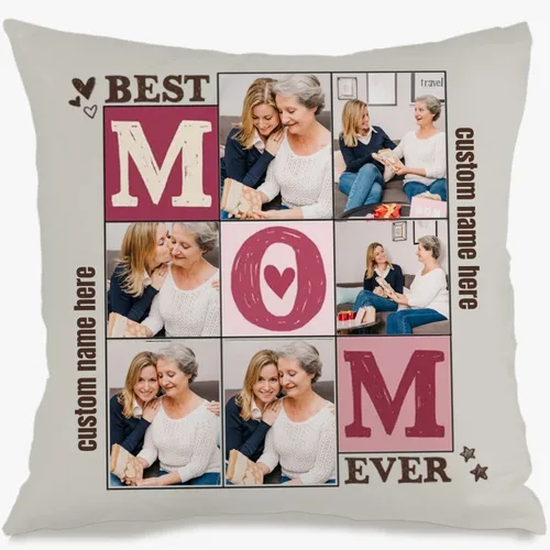 Vista 12 de Funda de almohada de sofá personalizada con mensaje personalizado que enriquece tu estilo de hogar mientras proporciona una idea de regalo cálida