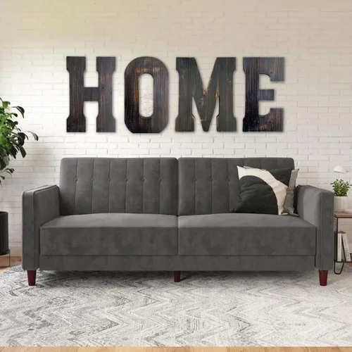 Vista 3 de Arte de pared con letras grandes para sala de estar, baño, dormitorio y decoración del hogar, letras rústicas de casa de campo para apellidos