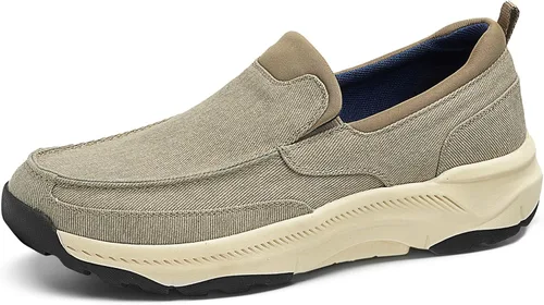 Vista 8 de Cestfini Zapatillas ortopédicas sin cordones para caminar para hombre Negro