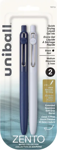 Vista 19 de Uniball™ Zento - Bolígrafos de gel, tinta negra, punta media de 0.03 in Bohemio