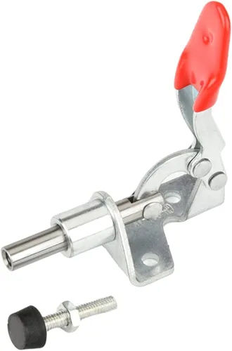 Vista 19 de Utoolmart Abrazadera de palanca ajustable, botón de liberación rápida, abrazadera de palanca de acción de empuje de tracción de 99 libras