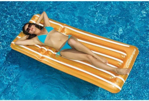 Vista 12 de Swimline Tumbona ajustable Kickback para 1