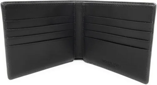 Vista 4 de Michael Kors Jet Set billetera para hombre PVC negro 36H7LMNF1B