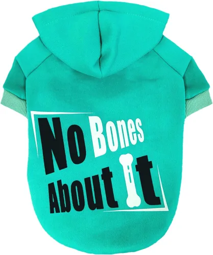 Vista 4 de Jecikelon Sudaderas con capucha para perros de invierno con estampado, ropa cálida para perros pequeños, abrigo de chihuahua, ropa para cachorros