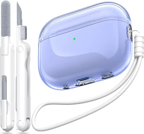 Vista 12 de Funda para Estuche de Airpods Pro de 2ª/1ª Generación, Compatible con Estuche de Airpods Pro de 2ª Gen Puerto de Carga USB C, Funda Suave