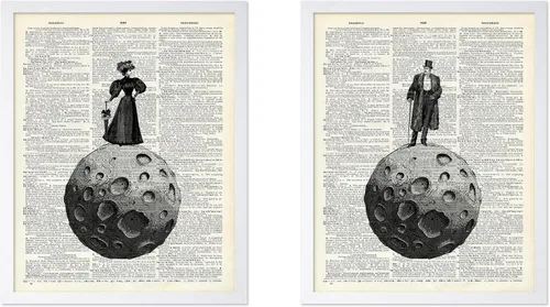 Vista 35 de Poster Master Póster de Arte del Diccionario - Impresión Retro de Mujer Soldadora - Arte de Sándwich de Queso a la Parrilla - Regalo para Ella