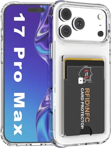 Vista 24 de 【Actualización】 Funda tipo cartera transparente para iPhone 13, antiamarilleo, delgada, parachoques de TPU + funda trasera de policarbonato con 2