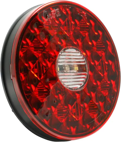 Vista 29 de Grote 54702 Luces LED Ovaladas de 6" de Parada, Trasera y Giro con Respaldo Integrado, Carcasa Rígida Integrada Rojo