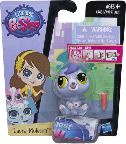 Vista 2 de Littlest Pet Shop Get The Pets - Muñeca Laura Moleson de paquete individual