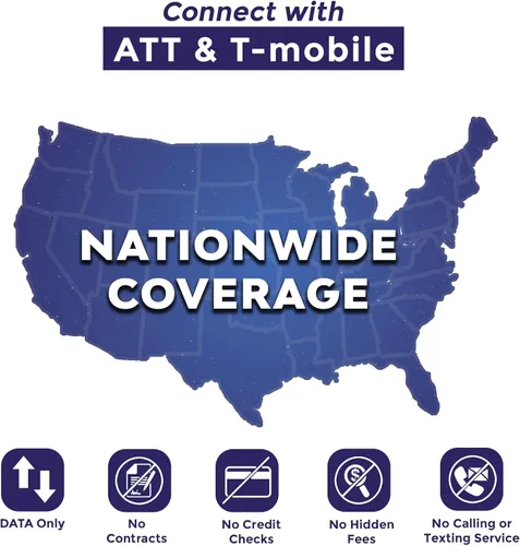 Vista 2 de Tarjeta SIM de datos - USA ATT & T-Mobile para dispositivos IoT desbloqueados, sin voz y SMS (universal, triple corte 3 en 1)