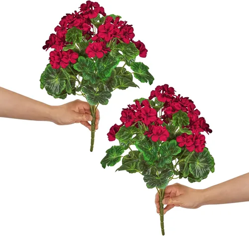 Vista 8 de Flores falsas pansy, flores silvestres pequeñas, margaritas de plástico sintético moradas para el hogar, boda, cocina, jardín, centros de mesa