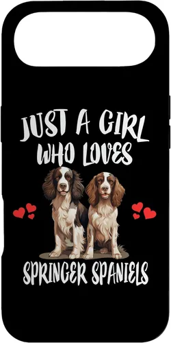 Vista 16 de Just a Girl Who Loves Springer Spaniels Dog Case for iPhone 17