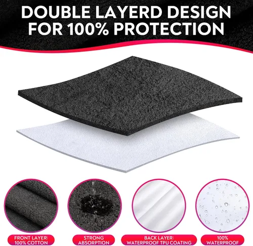 Vista 4 de VIBEY Toalla/Manta Sexual Lavable Impermeable y Resistente a Manchas, Protector de Colchón, Almohadilla de Cama para Incontinencia y Alfombrilla