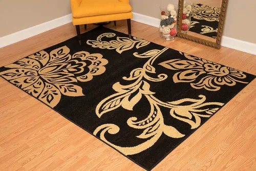 Vista 2 de United Weavers Dallas Trousseau - Alfombra de pasillo color beige, alfombra contemporánea de polipropileno para interiores con patrón floral
