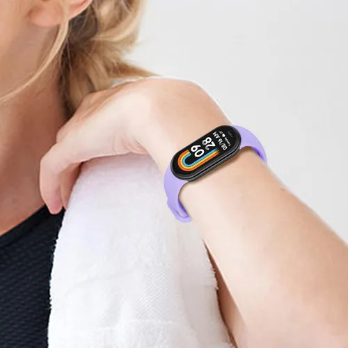 Vista 6 de AWINNER Bandas compatibles con Xiaomi Mi Band 8 Smartwatch Pulseras de repuesto para Mi 8