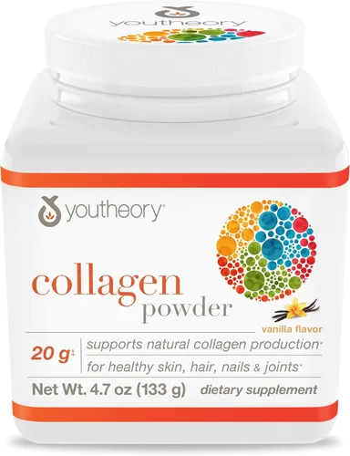 Vista 11 de Youtheory Colágeno en polvo - 0.71 oz de péptidos de colágeno hidrolizados - con vitamina C, biotina y aminoácidos - Apoya la salud
