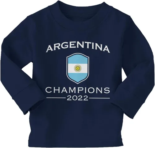 Vista 13 de Argentina Champions 2022 - Camiseta de algodón para bebés/niños pequeños