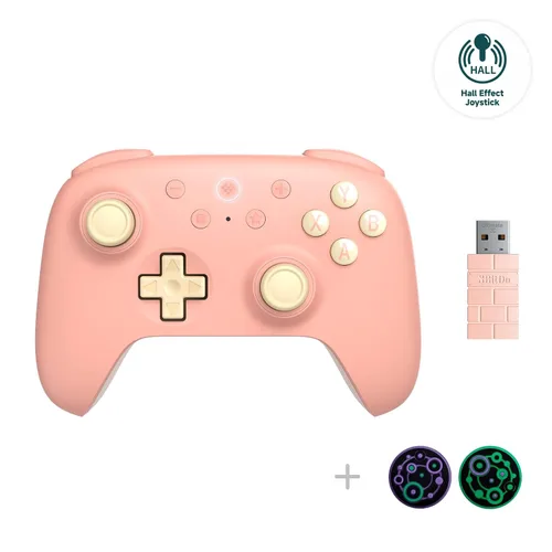 Vista 10 de 8Bitdo Ultimate 2C Hall Effect Joysticks and Hall Triggers Wireless Controller for Windows PC and Android, with Remappable L4/R4 Bumpers, Turbo