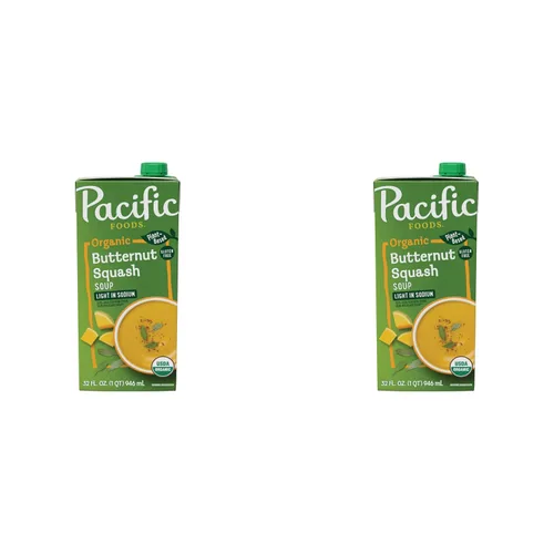 Vista 13 de Pacific Foods Sopa Orgánica de Calabaza Butternut, Cartón de 32 oz (Paquete de 12)