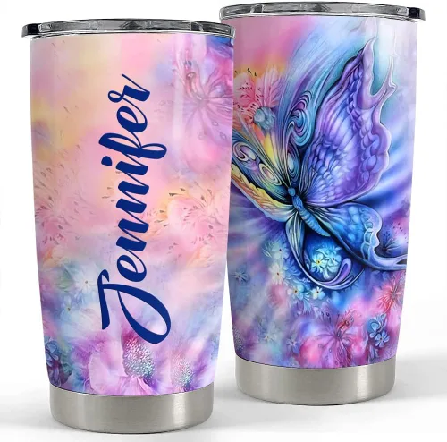 Vista 14 de SANDJEST Taza personalizada para mejor amiga Definición de mejor amiga Tazas de 20oz 30oz con tapa, regalo para mujeres, niñas, mejores amigas