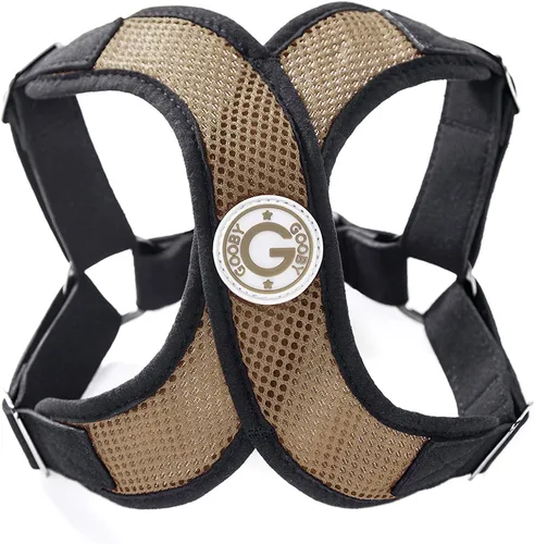 Vista 6 de gooby Choke última intervensión Perfect Fit Active X step-in sintético Piel de Cordero. Soft Arnés para perros pequeños, L, Hunter Green