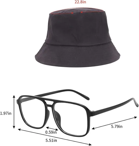 Vista 2 de Votange Disfraces de rapero de los años 80 y 90 para hombres y mujeres, hip hop, grandes cadenas de oro falsas, gafas de sol para fiesta, accesorios