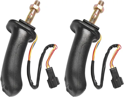 Vista 3 de 2 unids L+R 3 botones excavadora joystick Assy mango engranajes para Doosan DX150 215 225 300 370-9C