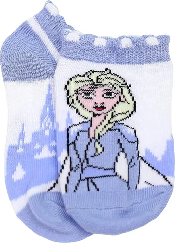 Vista 7 de Disney Frozen 2 Elsa Anna - Juego de 5 calcetines para niñas pequeñas