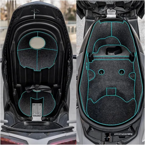 Vista 4 de LeosHi Protector de maletero trasero de motocicleta compatible con XMAX300 Xmax 125 250 300 accesorios 2023 2022 (talla : 2023)