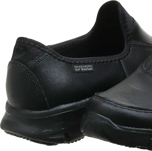 Vista 8 de Skechers Zapatos de seguridad para mujer, Negro