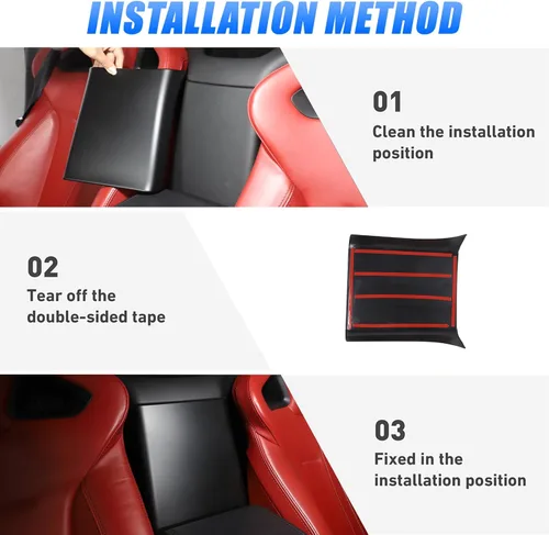 Vista 7 de Funda protectora para reposabrazos de control central de automóvil para Jaguar Tipo F 2013-2024, protector de caja de almacenamiento de consola