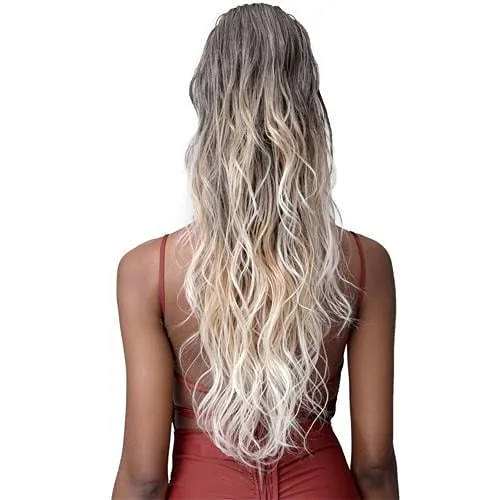Vista 3 de Bobbi Boss - Mezcla de cabello humano Tress Up Cola de caballo de onda suelta de 28 pulgadas (TNAT/30)